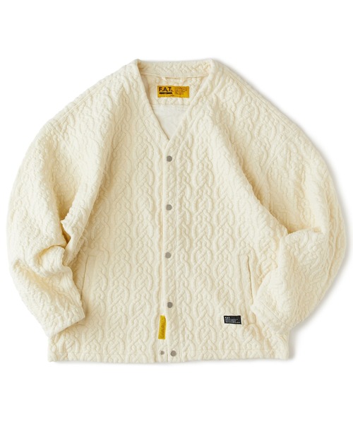 「FAT」 カーディガン FAT(XL) オフホワイト メンズ_画像2