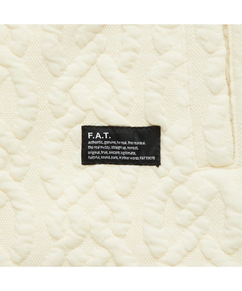「FAT」 カーディガン FAT(XL) オフホワイト メンズ_画像4