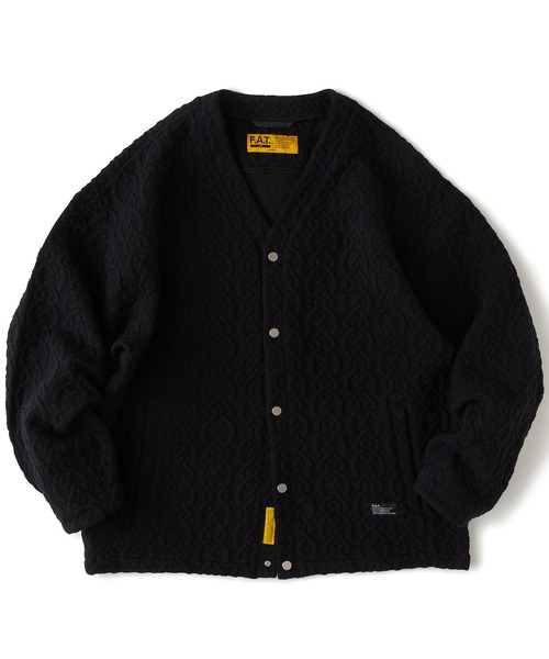「FAT」 カーディガン FAT(XL) オフホワイト メンズ_画像6