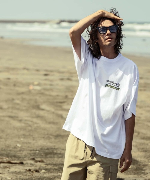 「Mark Gonzales」 半袖Tシャツ M ホワイト メンズ_画像2