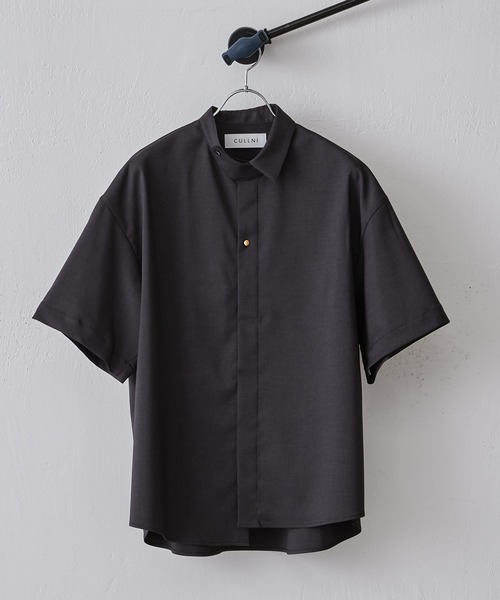 CULLNI（クルニ） 半袖シャツ 1 ブラック メンズ : ZOZOTOWN Yahoo!店
