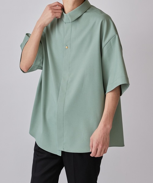 CULLNI（クルニ） 半袖シャツ 1 ブラック メンズ : ZOZOTOWN Yahoo!店
