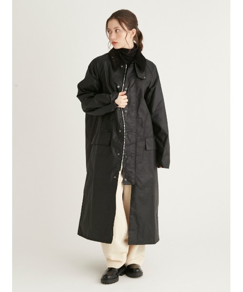 Barbour ステンカラーコート Barbour（バブアー） ステンカラーコート 40 ブラック メンズ