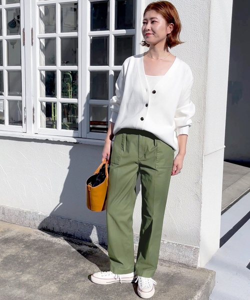 「Spick & Span」 カーゴパンツ 34 カーキ レディース_画像2