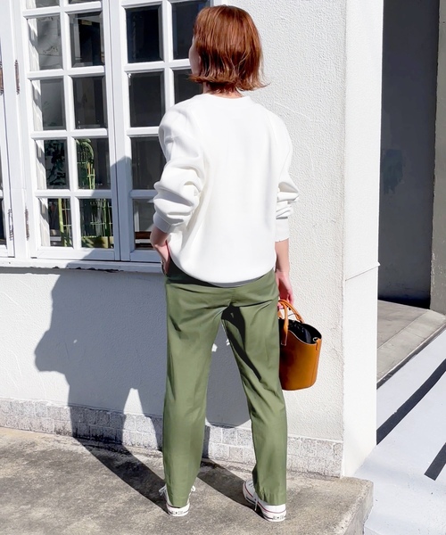 「Spick & Span」 カーゴパンツ 34 カーキ レディース_画像4