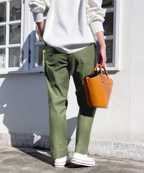 「Spick & Span」 カーゴパンツ 34 カーキ レディース_画像7