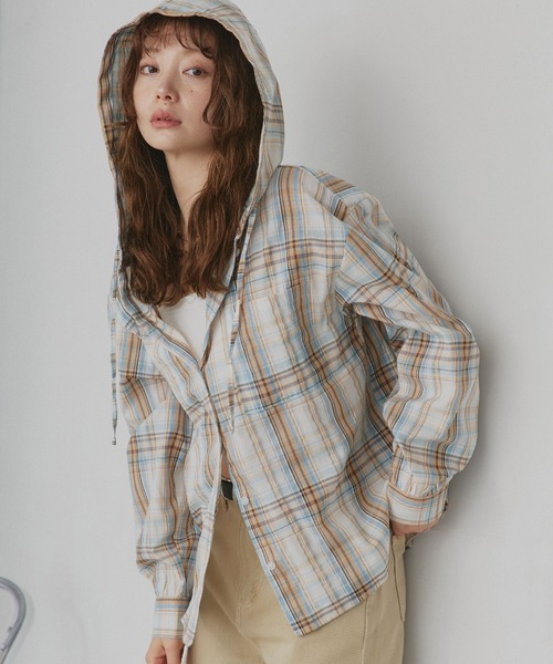 「ad thie」 長袖シャツ FREE オフホワイト レディース_画像6