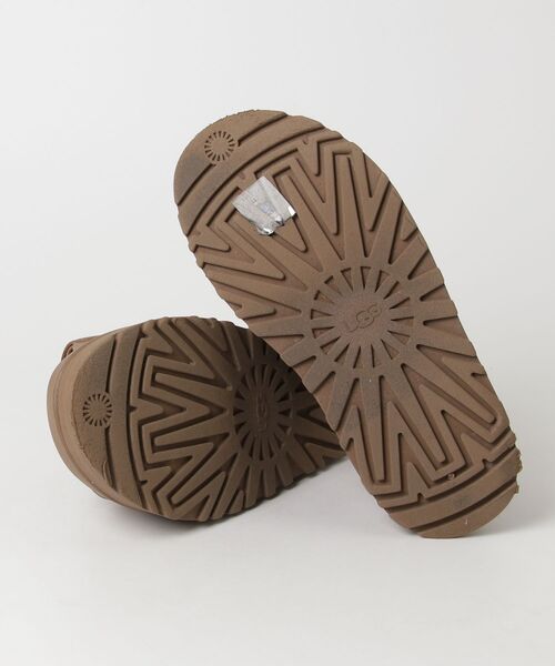 UGG サンダル ブラウン系　レザーサンダル　異素材　秋にも　オシャレ UGG Australia（アグオーストラリア） 「UGG」 フラットサンダル 7