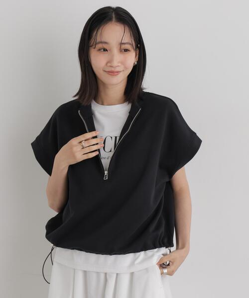 NANO universe（ナノ・ユニバース） tシャツ 半袖 接触冷感ダンボール