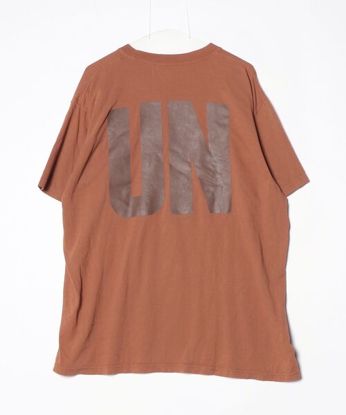 「UNION」 半袖Tシャツ 4 ブラウン メンズ_画像2