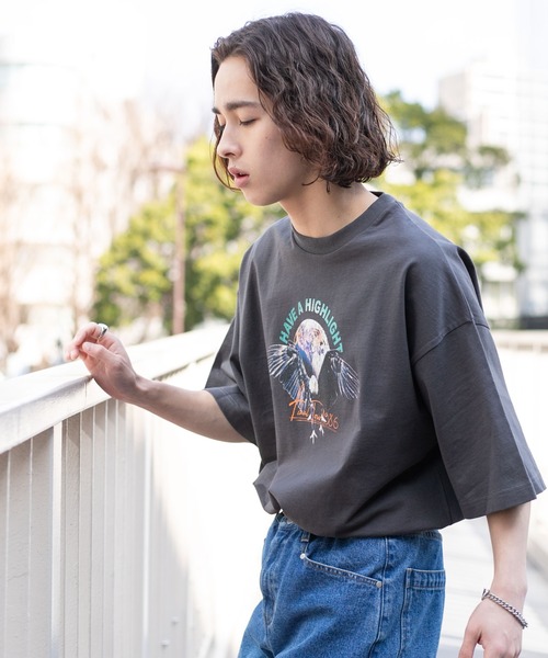 WEGO（ウィゴー） 半袖Tシャツ LARGE グレー メンズ : ZOZOTOWN Yahoo