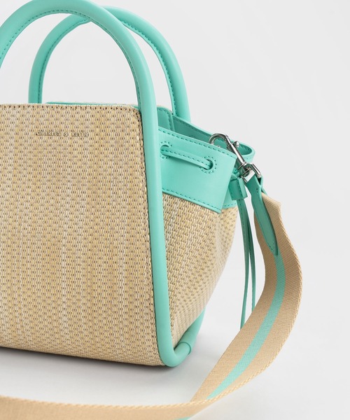 「CHARLES & KEITH」 2WAYバッグ M ベージュ レディース_画像7