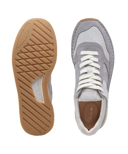「Clarks」 ローカットスニーカー UK3 グレー レディース_画像9