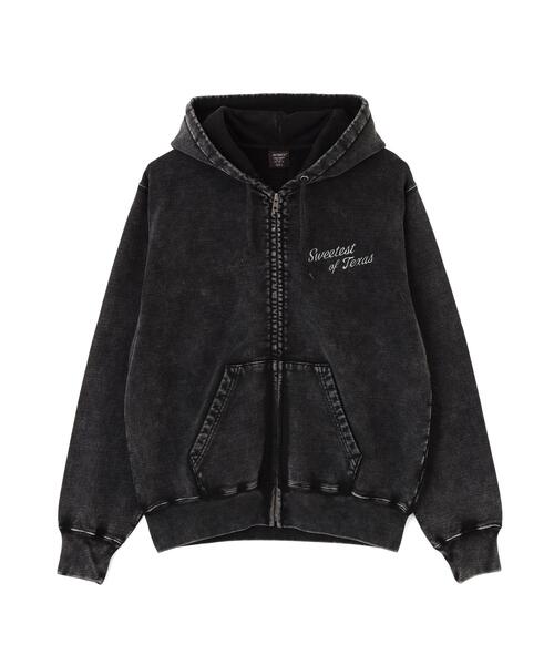 AVIREX フルジップパーカー ブラック Mサイズ AVIREX（アヴィレックス） パーカー 「直営店限定」FADE ZIP PARKA
