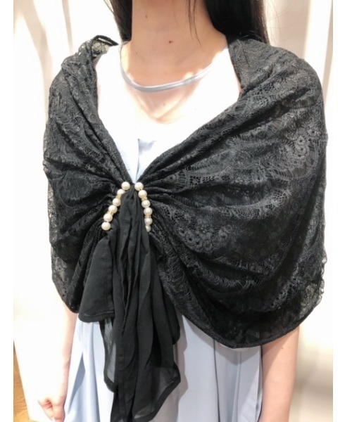 ストール 結婚式ストール パールホックレースストール 買取