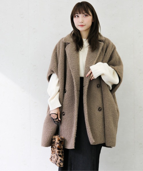 Per sist ence カーディガン ence/パーシエンス 2WAY ショート