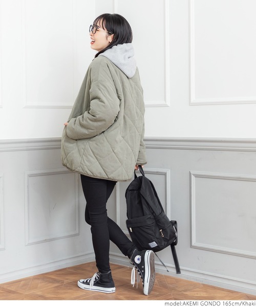 coca（コカ） キルティング×ボアリバーシブルコート : ZOZOTOWN Yahoo