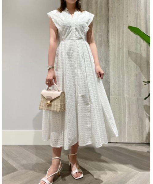 ワンピース サーキュラーエンブロイダリーワンピース Zozotown Yahoo 店 通販 Yahoo ショッピング