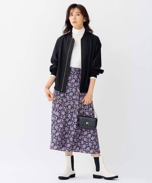 美品✨23区 テンセルレーヨンサテン MA-1 ブルゾン 黒 38 ジャケット 美品✨23区 テンセルレーヨンサテン MA-1 ブルゾン 黒 38