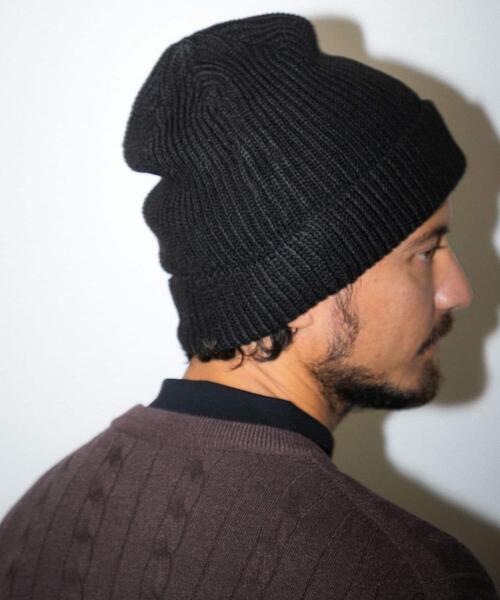 URBAN RESEARCH Sonny Label ニット帽 ニットキャップ OOPS 刺繍
