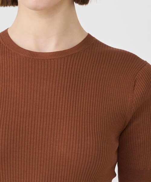 【美品/定価1.7万】ボールジー BALLSEY *アーセライズドコットンリブハーフスリーブプルオーバー*S赤レッド(33-2403-908)【30E42】 Ballsey 【美品/定価1.7万】ボールジー BALLSEY *アーセライズド