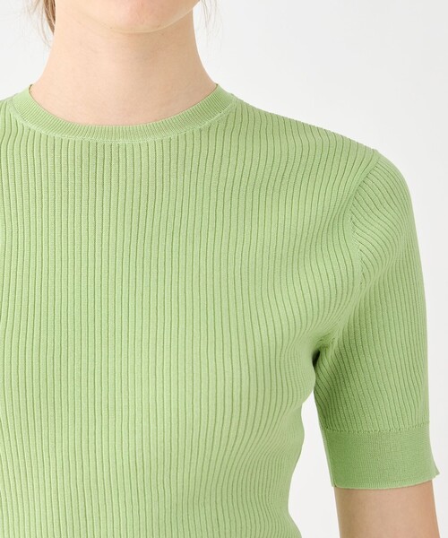 【美品/定価1.7万】ボールジー BALLSEY *アーセライズドコットンリブハーフスリーブプルオーバー*S赤レッド(33-2403-908)【30E42】 Ballsey 【美品/定価1.7万】ボールジー BALLSEY *アーセライズド