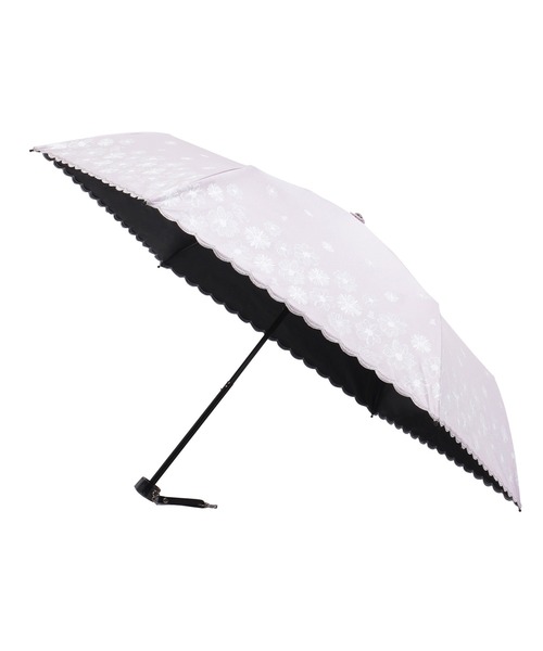 LANVIN en Bleu 日傘 uvカット 折りたたみ傘 遮光100% 遮熱 晴雨兼用