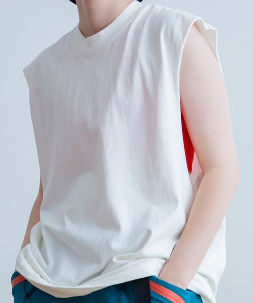 tシャツ 「ADAMPATEK/アダムパテック」dropped ice sleeveless pigment/アイスクリームプリントノースリーブ レデ ADAM PATEK tシャツ 「ADAMPATEK/アダムパテック」dropped ice