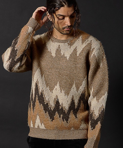 RATTLE TRAP（ラトルトラップ） セーター ニット モヘヤライクウエーブ