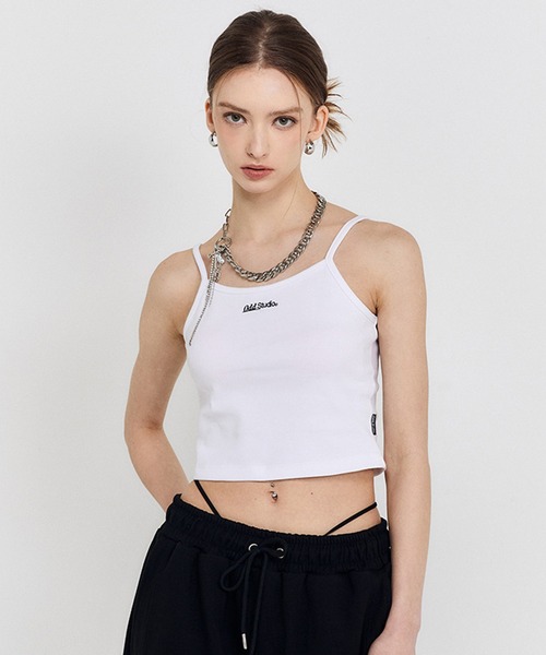 ODD STUDIO（オッドスタジオ） キャミソール /Odd Signature Logo Crop