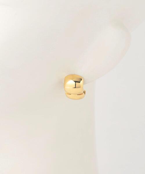 ピアス 「ANNIKA INEZ」Cigar Band Hoops GD レディースの画像