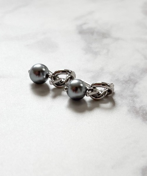 yu-ka ピアス YU-KA:ノットパールピアス レディース : ZOZOTOWN Yahoo