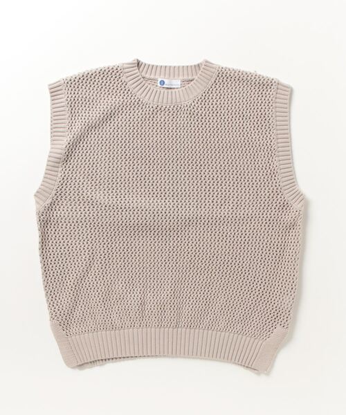 info. BEAUTY&YOUTH」 ノースリーブニット L ベージュ メンズ  