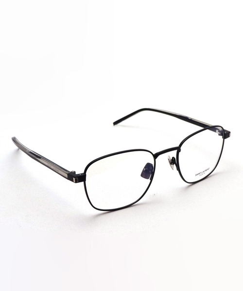伊達メガネ メガネ 眼鏡 「SAINT LAURENT/サンローラン」スクエア メガネ SL699 004 メンズ レディースの画像