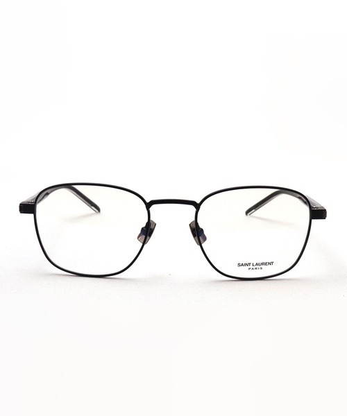 伊達メガネ メガネ 眼鏡 「SAINT LAURENT/サンローラン」スクエア メガネ SL699 004 メンズ レディースの画像