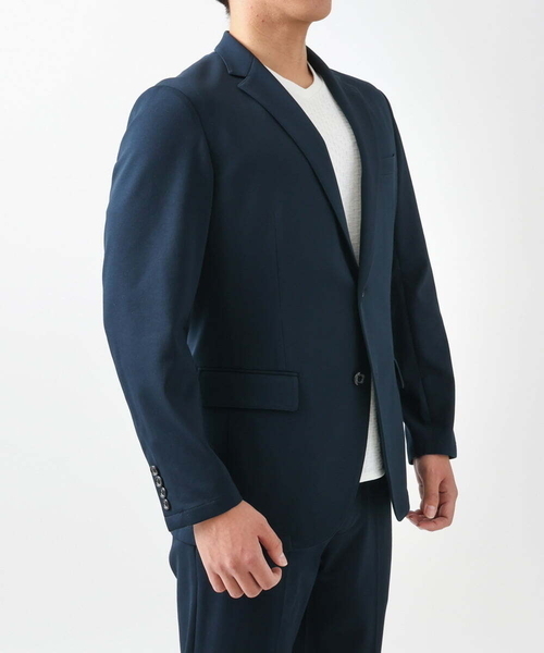 ミッシェルクランオム（MICHEL  HOMME）/【BODY MAKE】ジャージテーラードジャケット MICHEL KLEIN HOMME（ミッシェルクラン オム） ジャケット テーラード