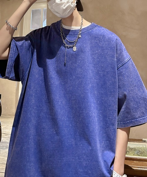 B.R.U tシャツ 「ヴィンテージライク」ピグメント加工半袖Tシャツ B.R.U tシャツ 「ヴィンテージライク」ピグメント加工半袖Tシャツ
