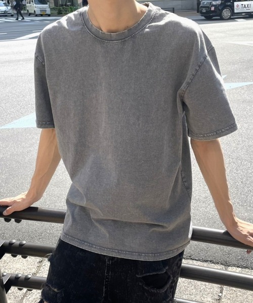 B.R.U tシャツ 「ヴィンテージライク」ピグメント加工半袖Tシャツ B.R.U tシャツ 「ヴィンテージライク」ピグメント加工半袖Tシャツ
