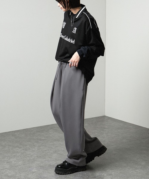 メゾンドドルチェ ダブルウエストPT ダブルウエストパンツ イージーパンツ MAISON SPECIAL(メゾンスペシャル)｜Double Waist Easy Half