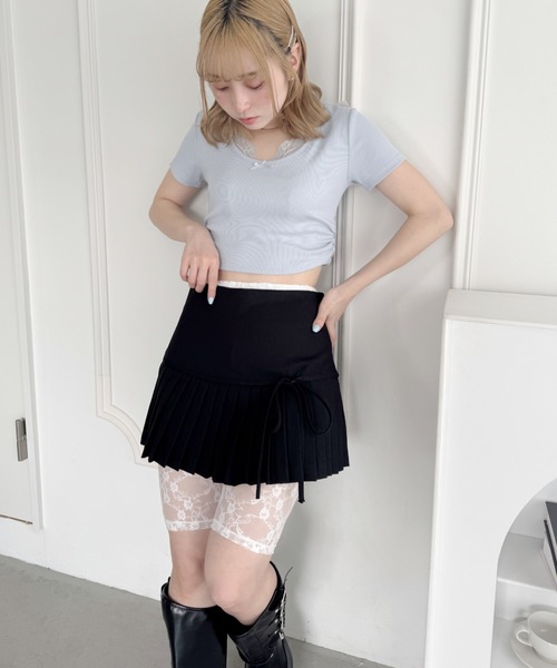 Loueme パンツ レースバイカーショーツ レディース : ZOZOTOWN