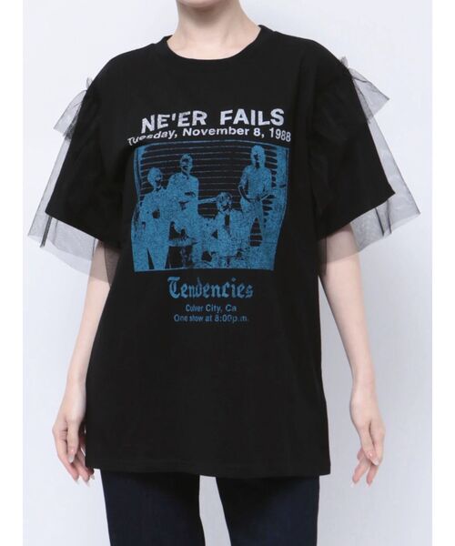 レイヤード Tシャツ LIL VENDARS tシャツ 「接触冷感」スラブ天竺ヘンリーネック