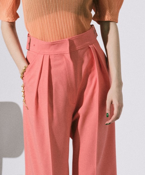 極美品 maison special 38 ピンク シアーパンツ - メルカリ