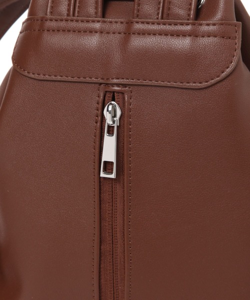 美品✨オールドコーチ　ミニリュック　ターンロック　巾着　ブラウン　kawaii ◎.2000000015019 OLD COACH TURN LOCK LEATHER MINI RUCK SUCK MADE