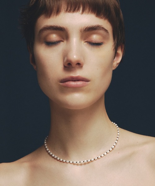 les bonbon ネックレス 「les bonbon」mellow pearl noir choker