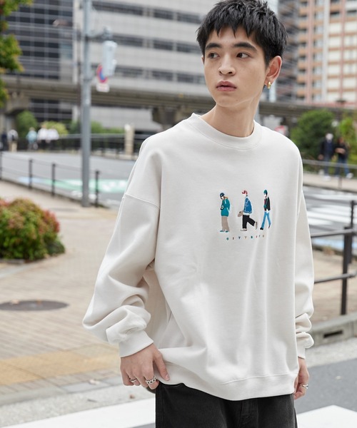 WEGO トレーナー スウェット WEGO/CITYBOYSプルオーバー メンズ