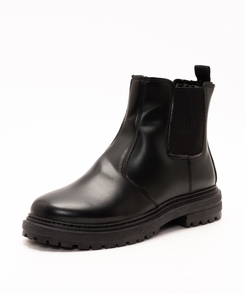 SVEC（シュベック） ブーツ チャンキーソール サイドゴアブーツ メンズ