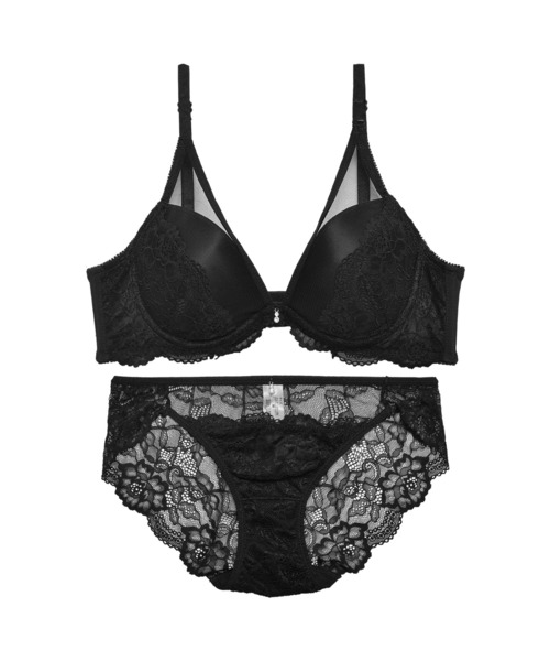 ブラジャー ショーツセット センシュアル シアー レーシィ 育乳 脇高 ブラジャー ショーツセット センシュアル シアー レーシィ 育乳 脇高