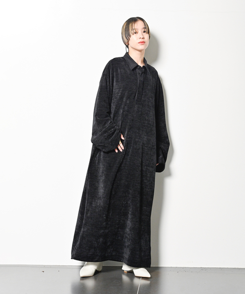 CITYSHOP ワンピース ポロシャツ LONG DRESS：ワンピース