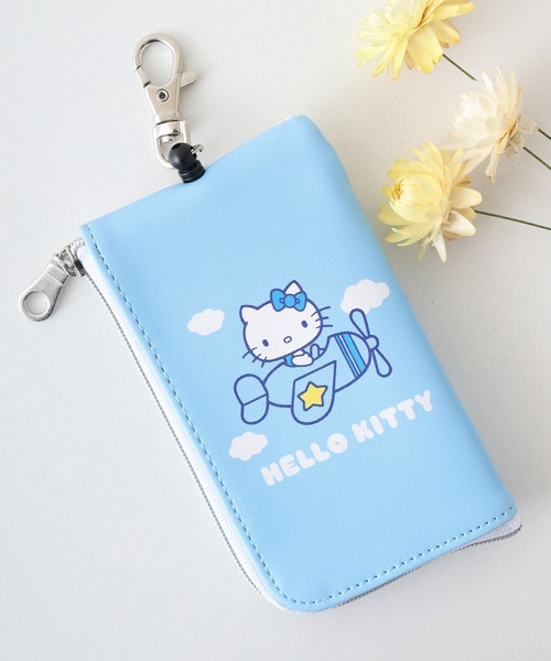 sanrio（サンリオ） キーケース 水色キティ キー＆パスポーチ