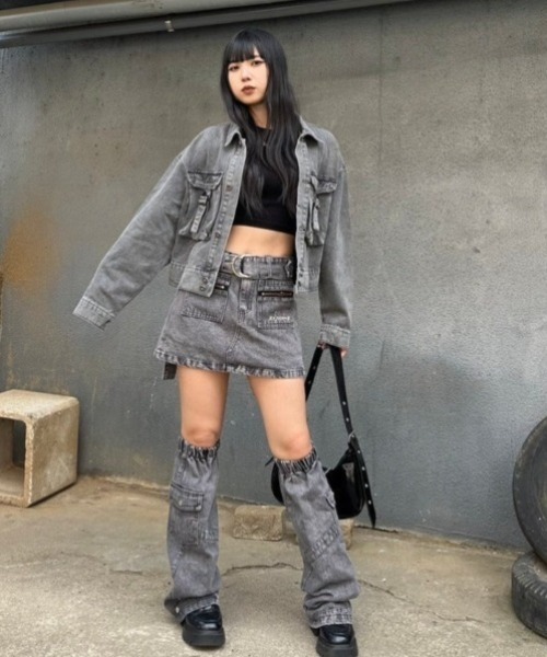 KsG デニムスカート レッグウォーマーデニムスカート : ZOZOTOWN Yahoo